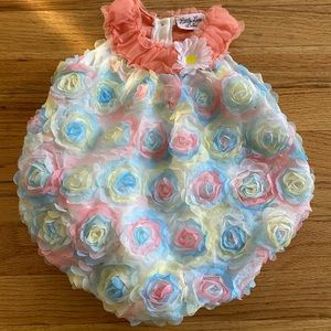 Little lass bubble dress/one piece